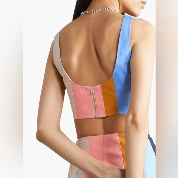 STAUD cropped striped top - Picture 3 of 6